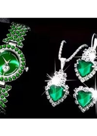 4159D300 Silver Green