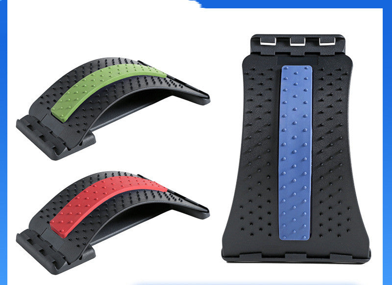 Waist Stretcher Strain Massage Cushion Lumbar Spine Corrector