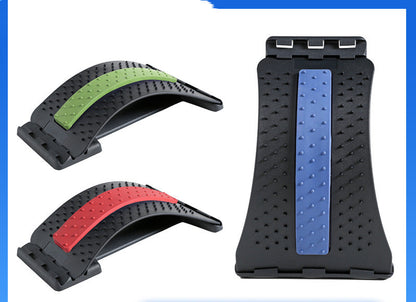 Waist Stretcher Strain Massage Cushion Lumbar Spine Corrector