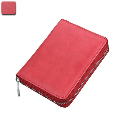 Expanding Card Holder Men's Passport Holder Cowhide Multi-functional