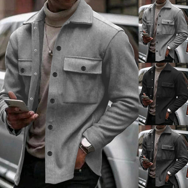 Mens Casual Fashionable Slim Fit Jacket Tailored Effortless Style