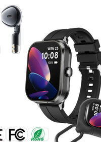 Black Silicone Watchband Suit