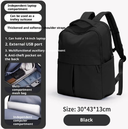 Women's Travel Computer Short Trip Lightweight Backpack