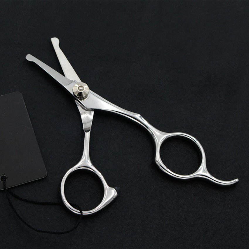 Round Head Pet Grooming Straight And Thinning Scissors