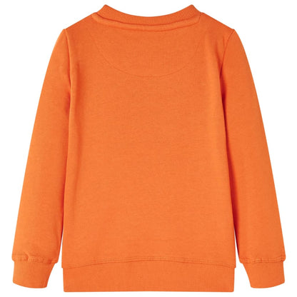 The Sunset Duo: Dark Orange & Medium Blue Sweatshirt Set