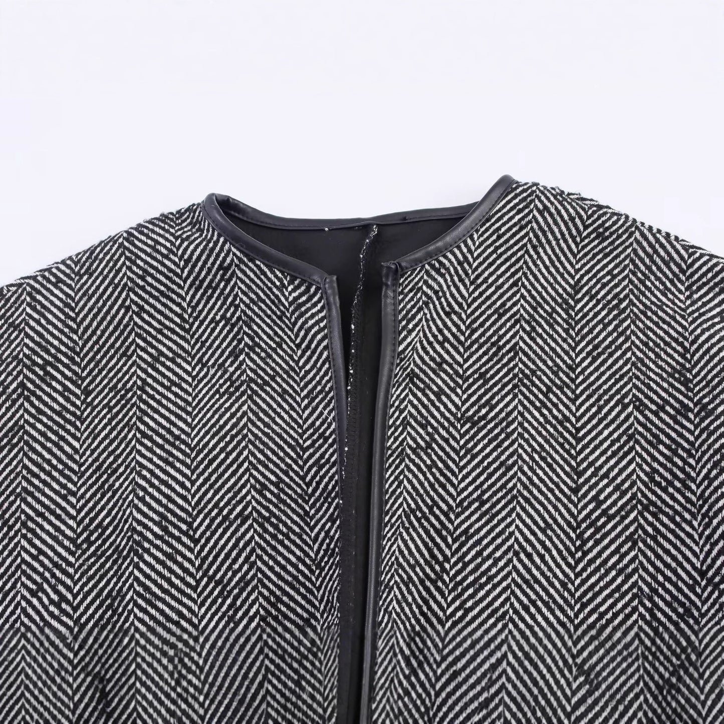 British Style Fashionable Temperament Lace Waist Design Mid-length Coat