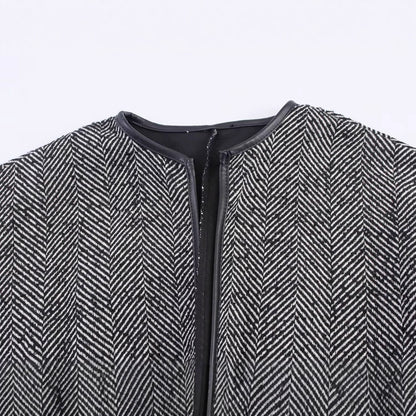 British Style Fashionable Temperament Lace Waist Design Mid-length Coat