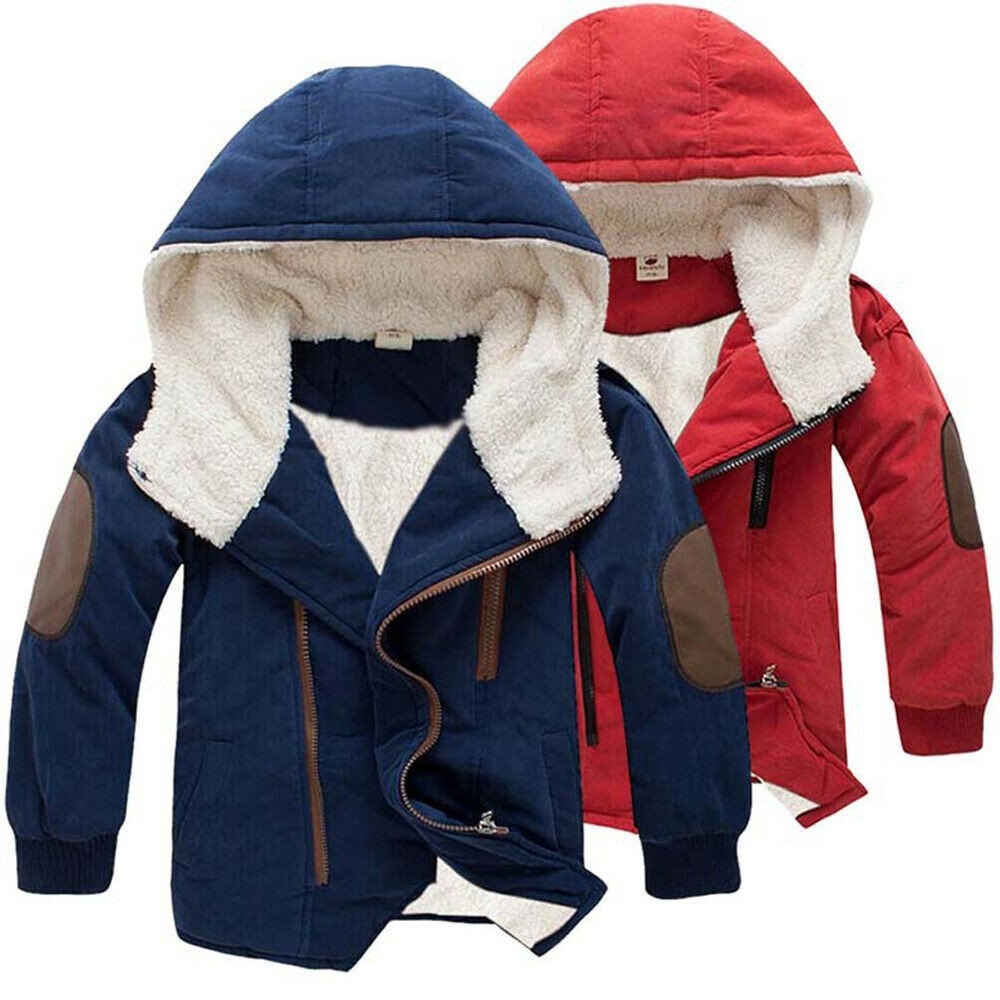 Grand-Length Velvet Plush Padded Winter Coat