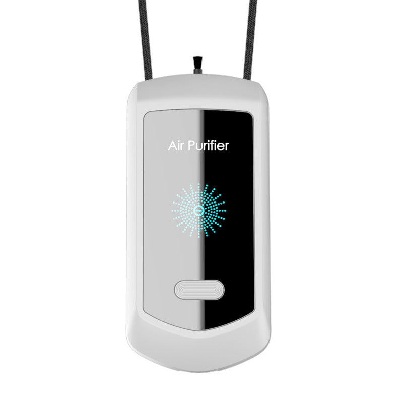 Portable Hanging Neck Necklace Air Purifier