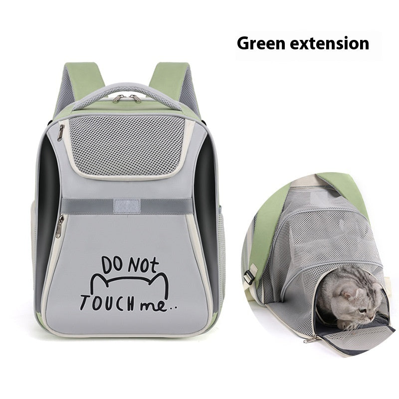 Outdoor Pet Bag Can Expand Cat Backpack Portable
