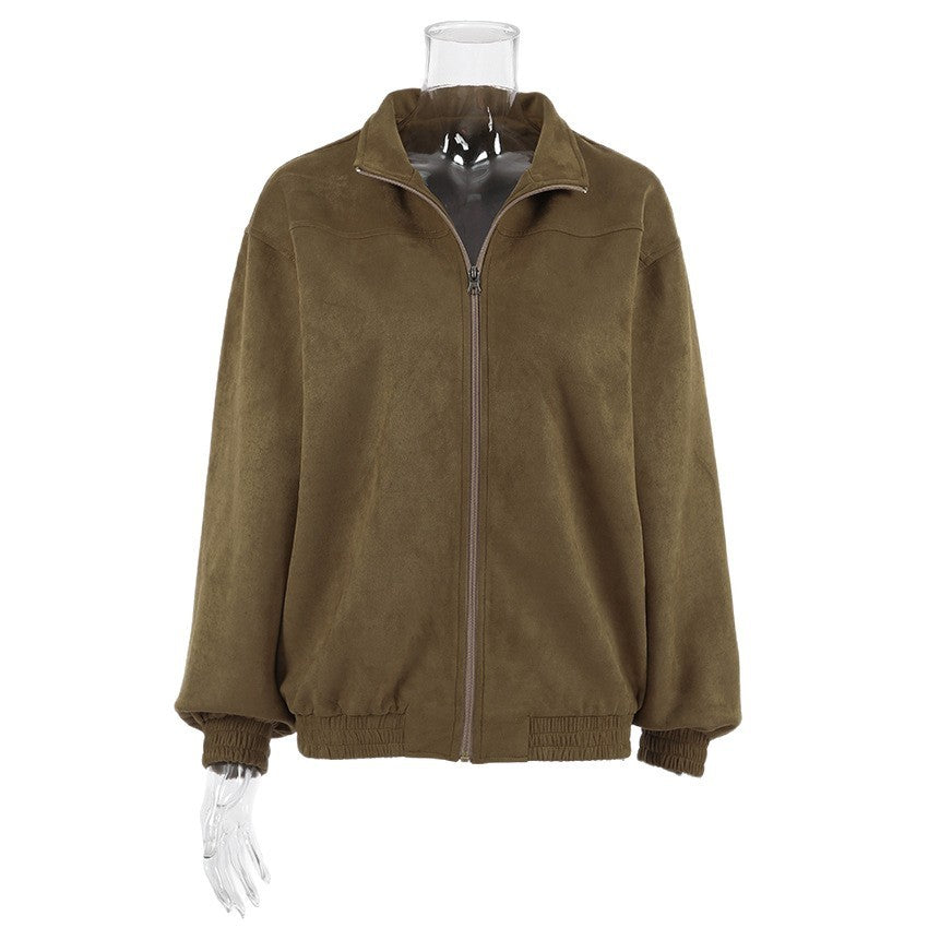 Personality Street Long Sleeve Stand Collar Jacket