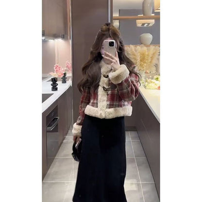 Women's Christmas French Coat All-matching