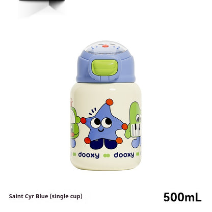 Academic Thermos: Children’s Straight-Drink School Water Bottle
