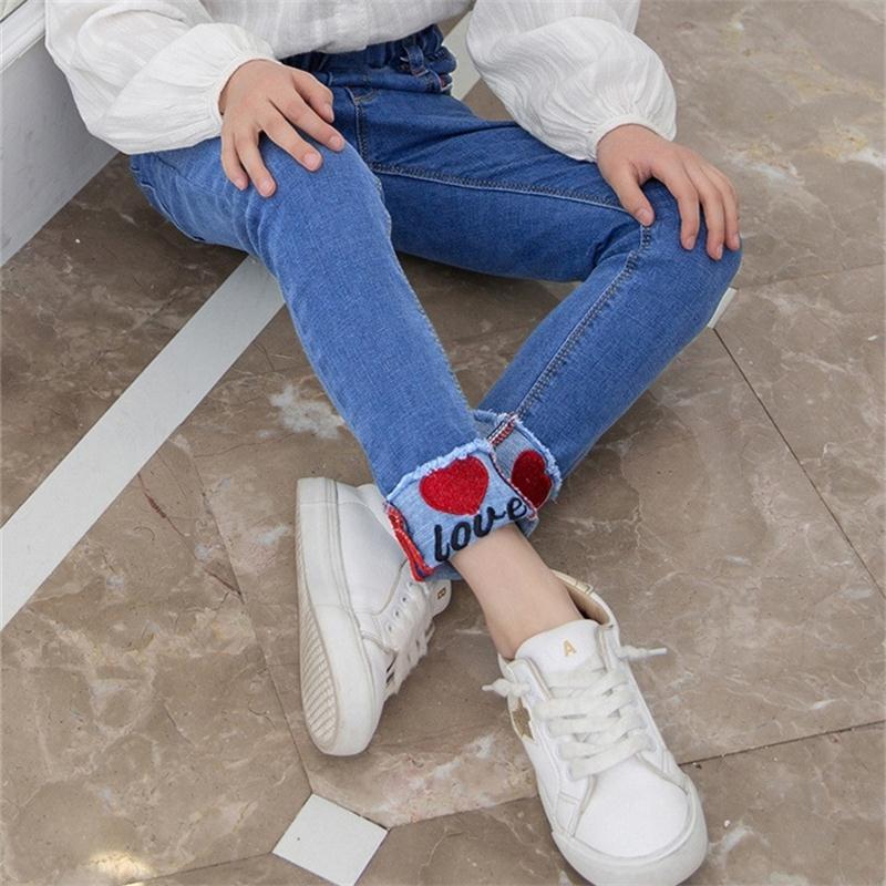 Embroidered Casual Denim Trousers Artisanal Denim Craft