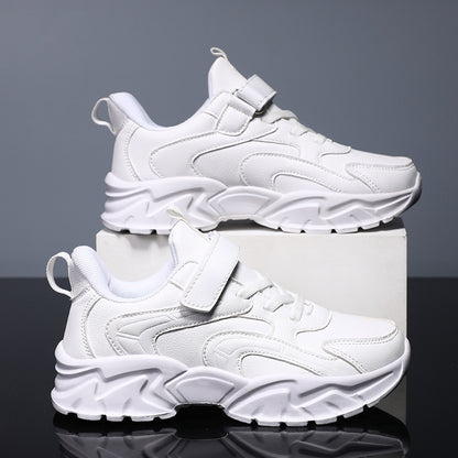 The Leather Prism: Light-Reflecting Leather & Net Shoes