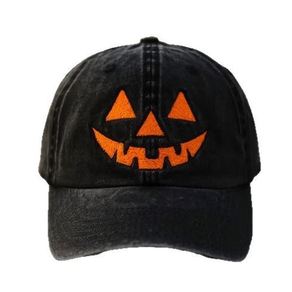 Halloween Personality Pumpkin Autumn Style Printed Hat