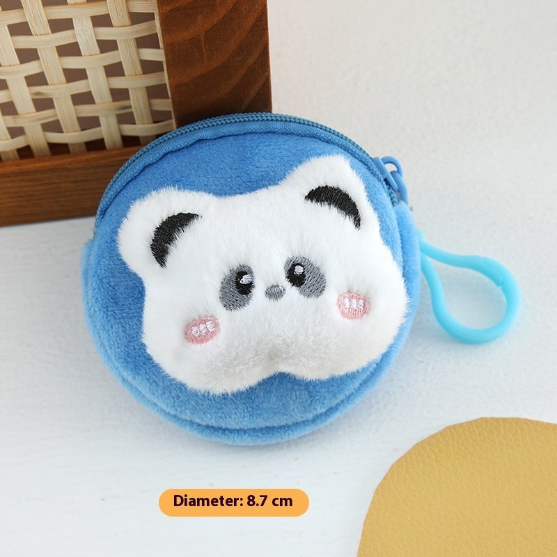 Cute Cartoon Plush Wallet Can Be Stored