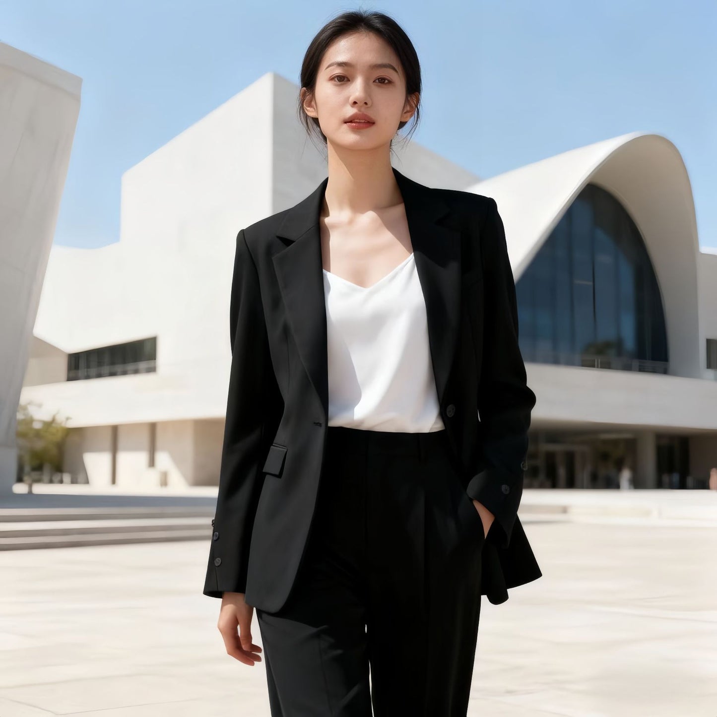 Advanced Design Retro Professional Commute One-button Suit