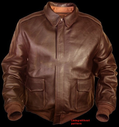 Retro Oversized US Air Force Fur Leather Coat Aviation Legacy