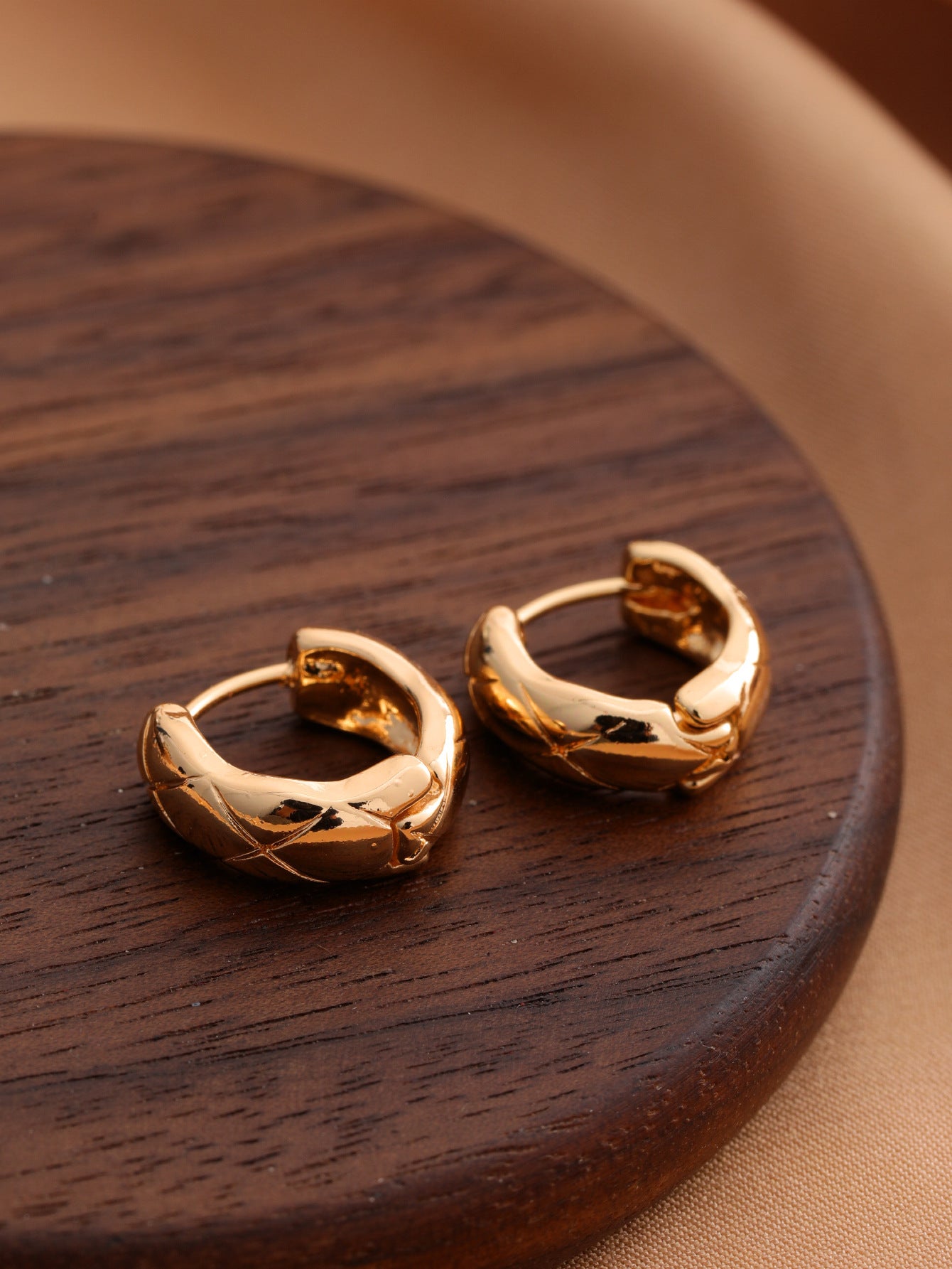 Smooth Geometric Hollow Earrings For Women