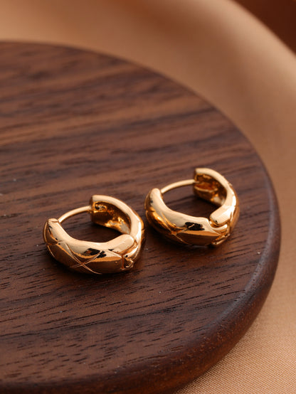 Smooth Geometric Hollow Earrings For Women