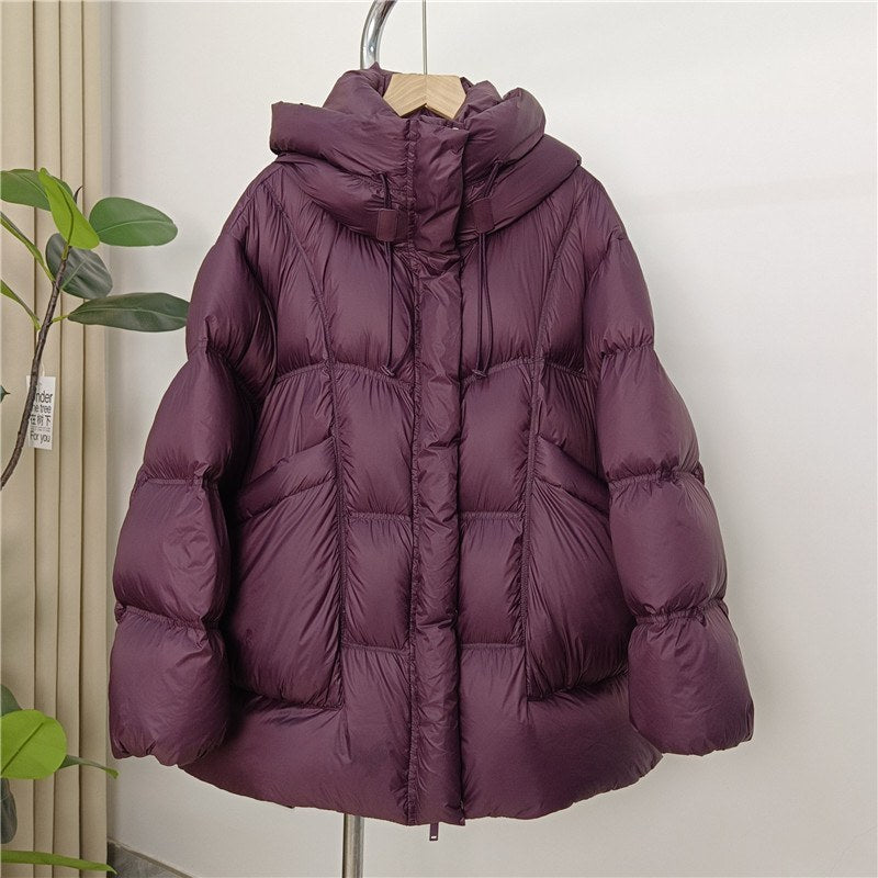 Women's Mid-length Thickened Ultra-light Cloud-like Coat