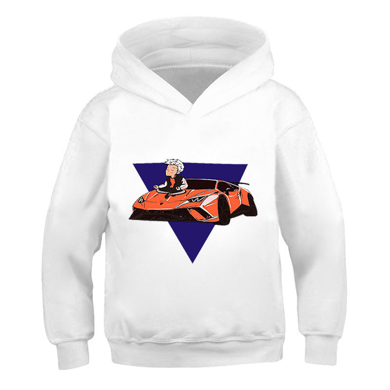 Neo-Anime Graphic Hooded Seasonal Sweater