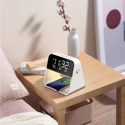Nightstand Guardian: Bedside Illumination & Wireless Power Hub
