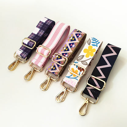 Purse Chain Colorful Wide Shoulder Straps Accessories