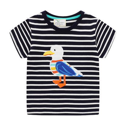 The Cotton Undershirt: Cartoon Short-Sleeve Cotton Undershirt