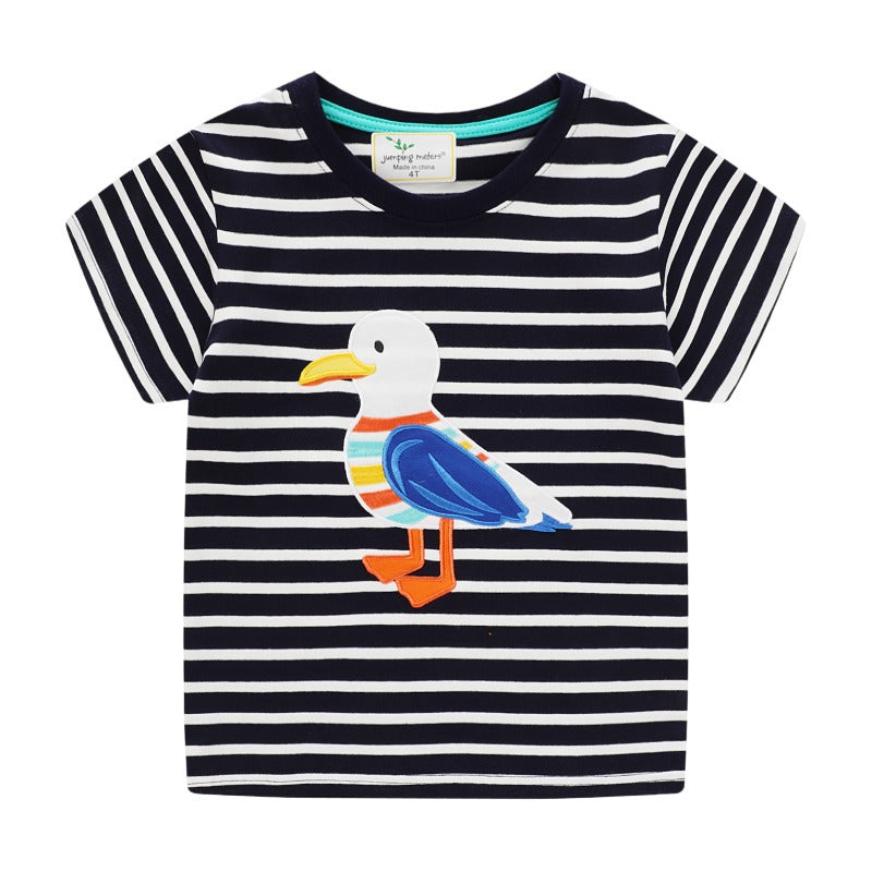 The Cotton Undershirt: Cartoon Short-Sleeve Cotton Undershirt