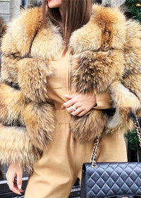 Raccoon fur