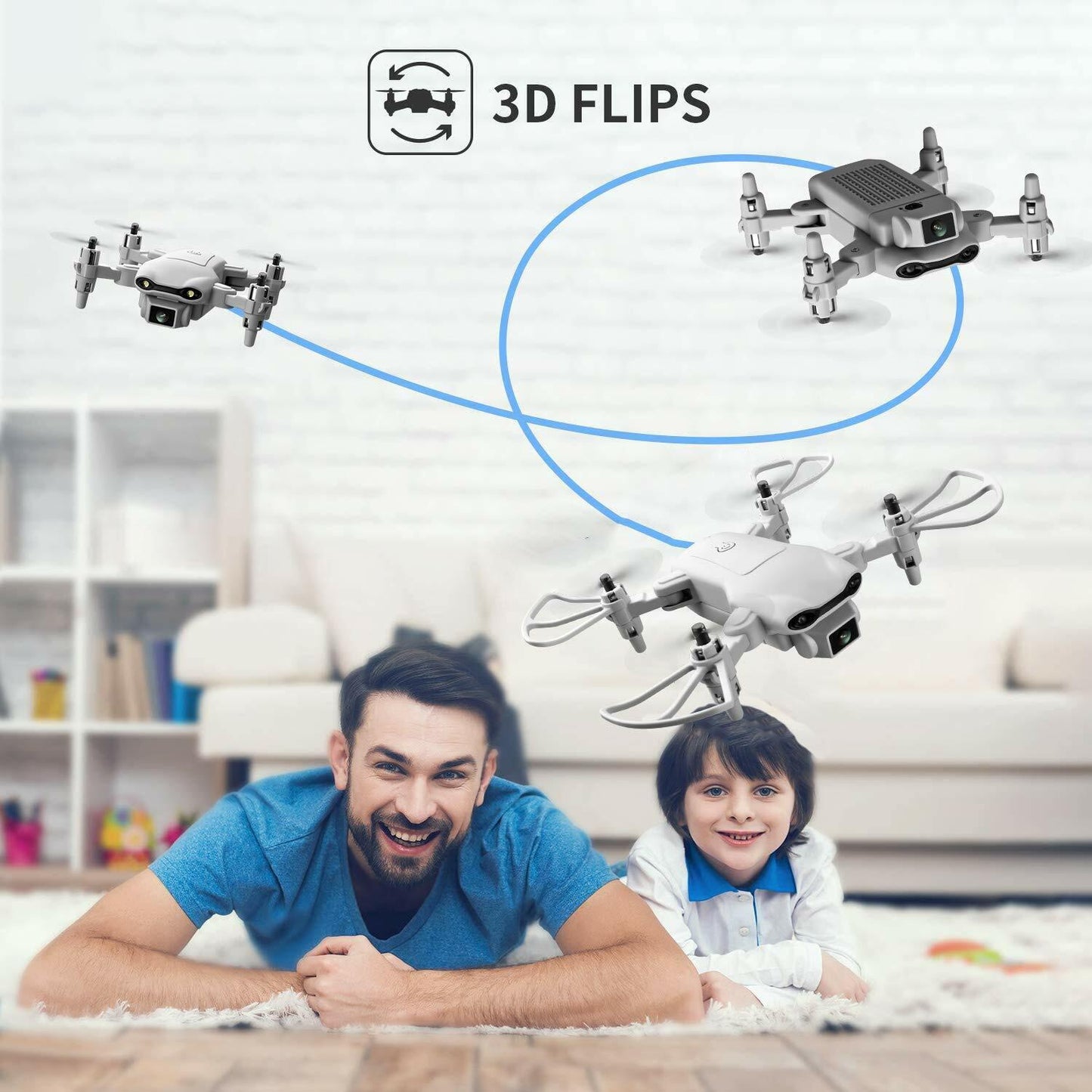 4D V9 KidsCam: Mini Drone with Camera RC Toy Gift for Boys & Girls