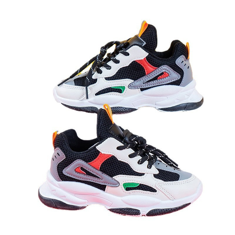 The Lattice Mesh: Children’s Sports Mesh Casual Shoes