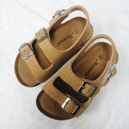 Continental Cork: Cross-Border Velcro Non-Slip Cork Sandals