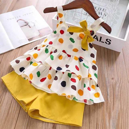 The Summer Collection: Big Bow Silk-Touch T-Shirt & Shorts Set
