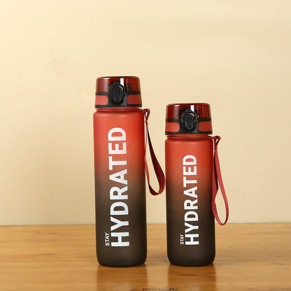 Gradient Single-layer Sports Water Bottle