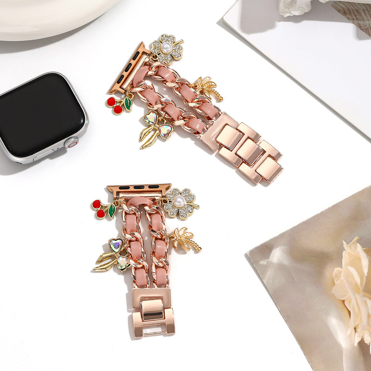 Fashion Sweet Strawberry Flower Strap