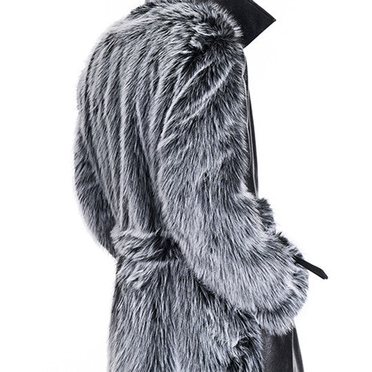 Cotton Padded Thickened Thermal Long Leather Wind Coat Ultimate Shelter