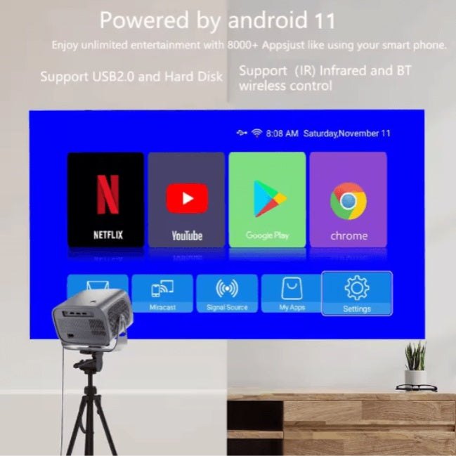 SmartBeam: LED Full HD Smart Projector