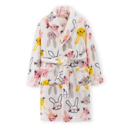 Autumn Warmth: Boys & Girls Seasonal Flannel Home Wear