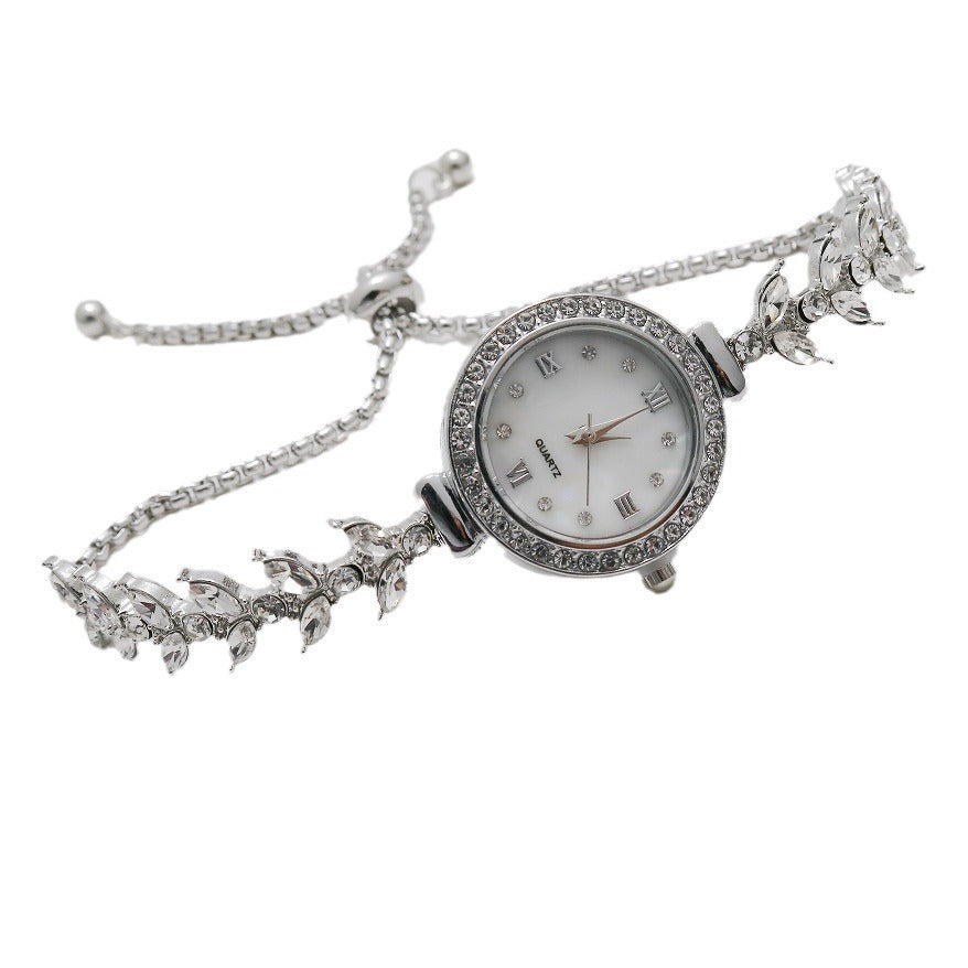 Simple Fashion Temperamental Bracelet Women's Watch Pull-out