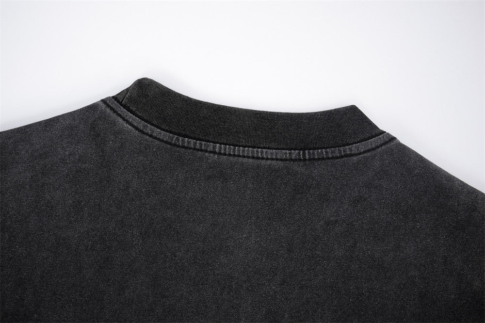 City Landscape Printed Short-sleeved T-shirt Men