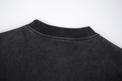 City Landscape Printed Short-sleeved T-shirt Men