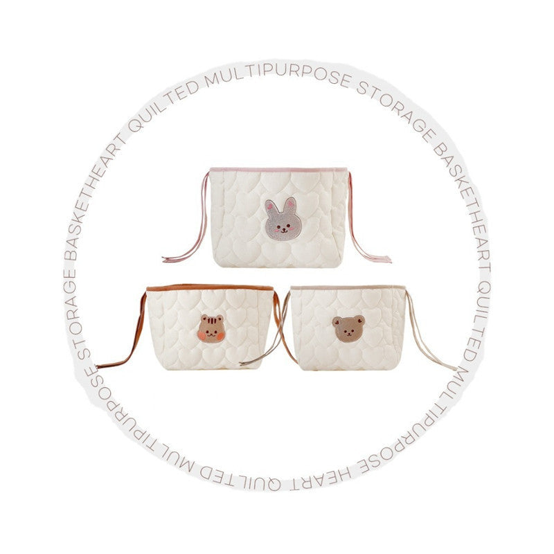 Dot Baby Bed Quilted Storage Bag