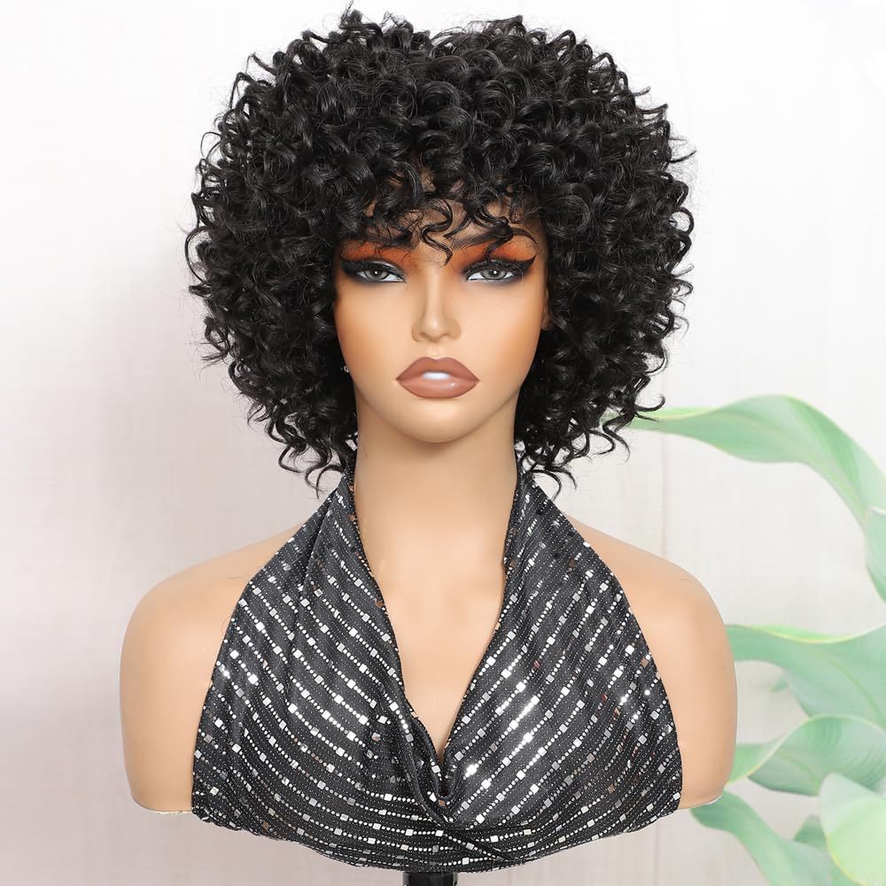 Wig Female Synthetic Wigs Wavy Curly Hair Head Cover