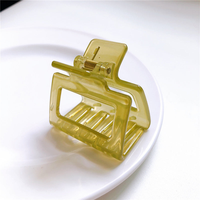 Hollow Square Ponytail And Updo Small Hairclip