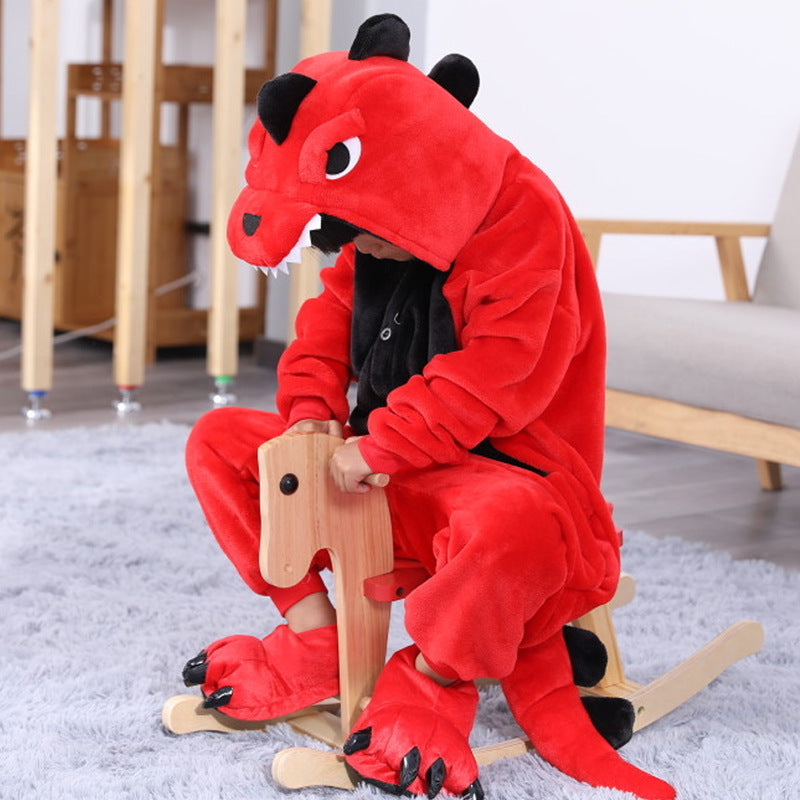 The Long Sleeve Flannel: Children’s Animal One-Piece