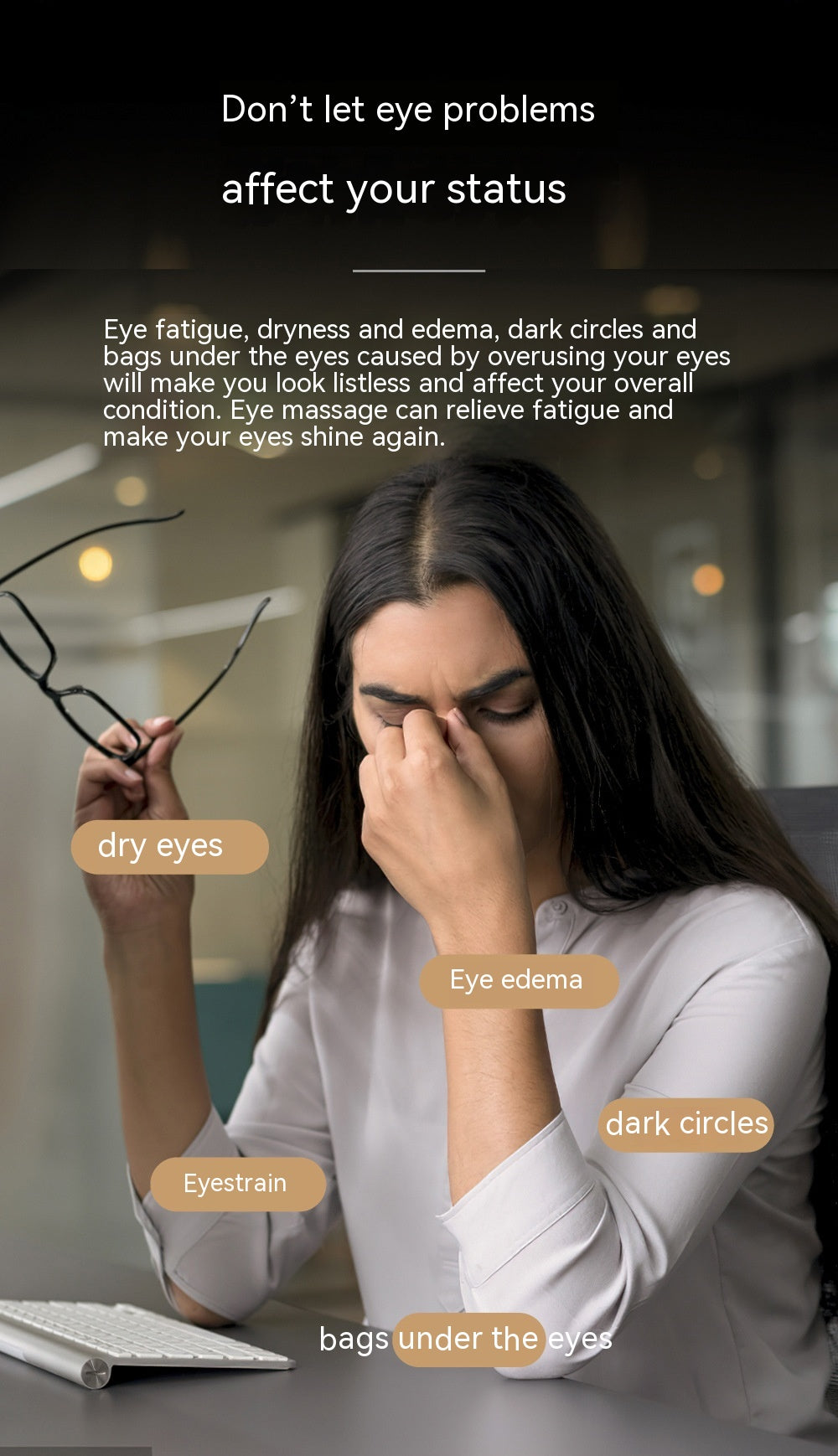 SteamEyeMask: Lycra Fabric Steam Eyeshade Shading Lunch Break Eye Mask