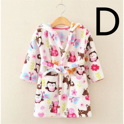 All-Season Heirloom: Thickened Flannel Children’s Robe
